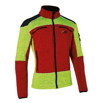 Faserstrickjacke X-treme Arctic rot/gelb Gr. M-2XL