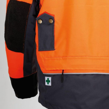 Preview: Regenjacke X-treme Rain orange/grau Gr. M-2XL