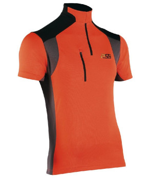 Preview: Funktionsshirt X-treme Skin Kurzarm orange/grau Gr. M-2XL