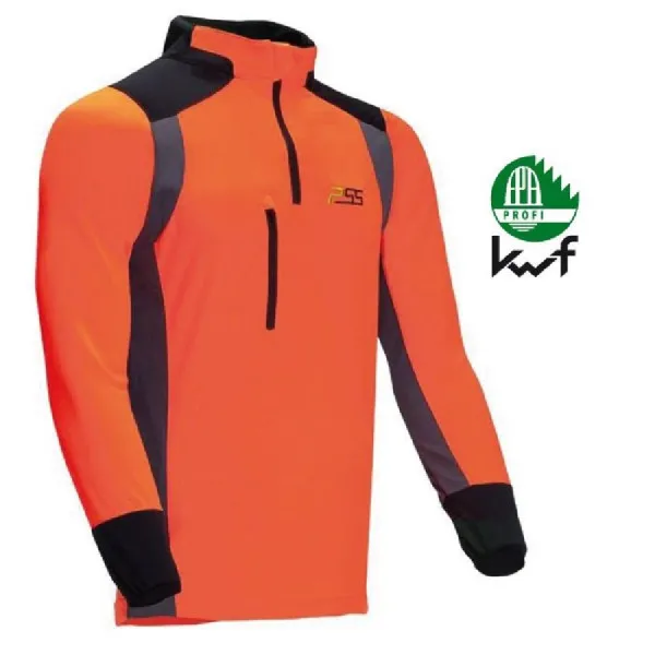 Funktionsshirt X-treme Skin Langarm orange/grau Gr. M-2XL